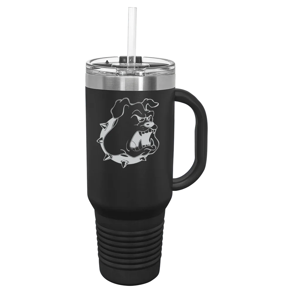 Texas Lutheran University Polar Camel 40 oz. Travel Mug with Snap Lid & Straw