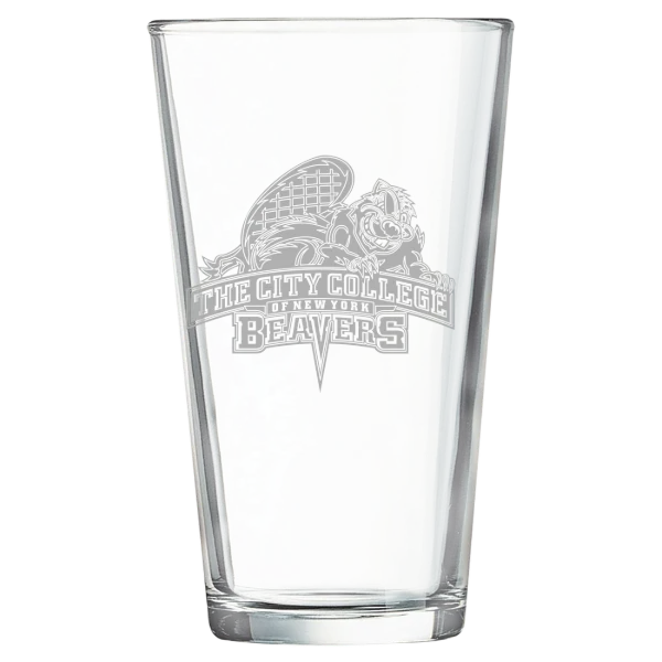 The City College of New York Polar Camel 16 oz. Pint Mixing Glass