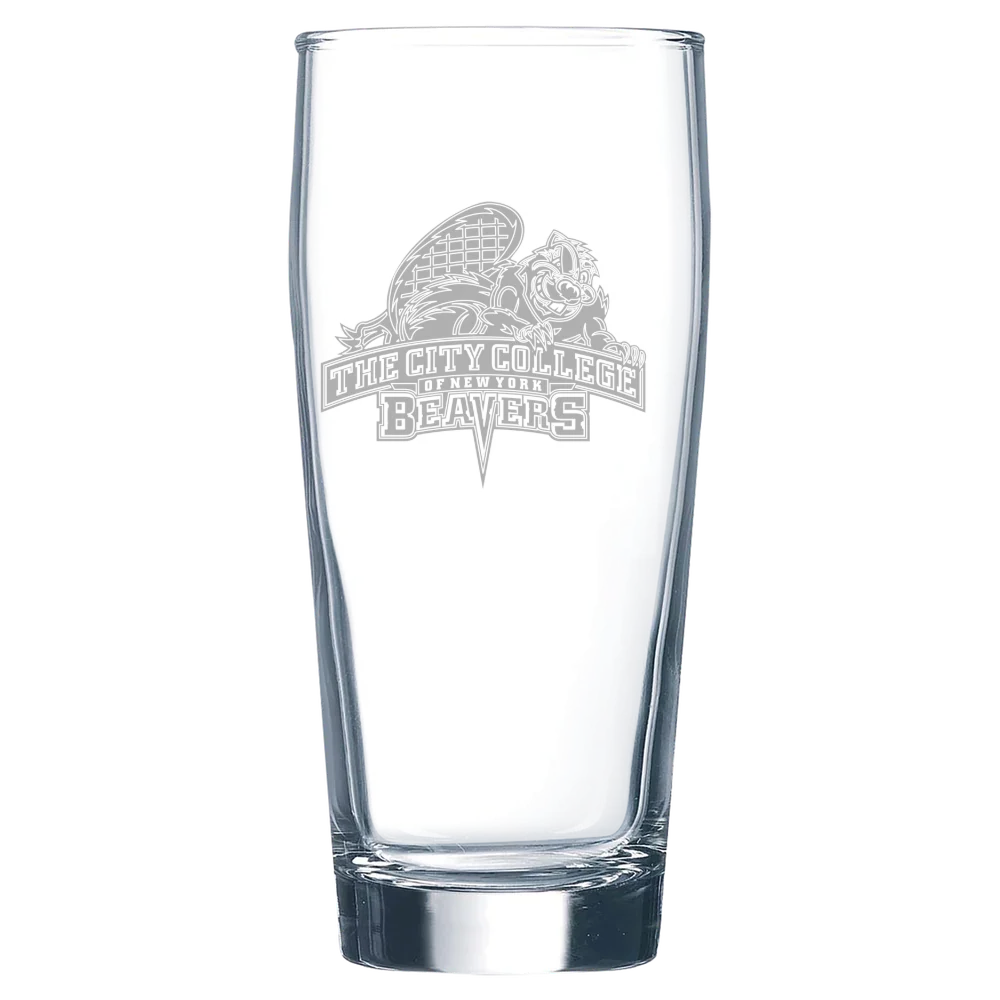 The City College of New York Polar Camel 16 oz. Willi Becher Beer Glass