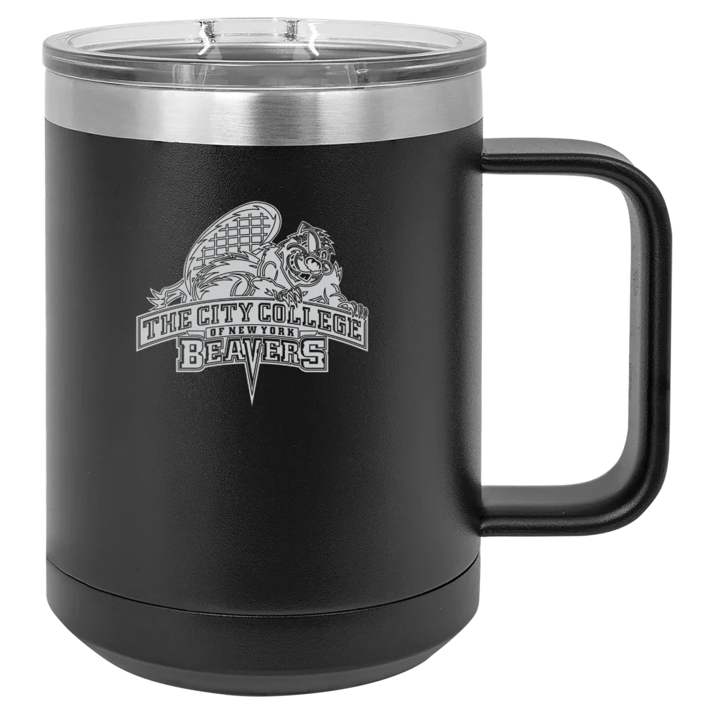 The City College of New York Polar Camel 15 oz. Mug with Slider Lid