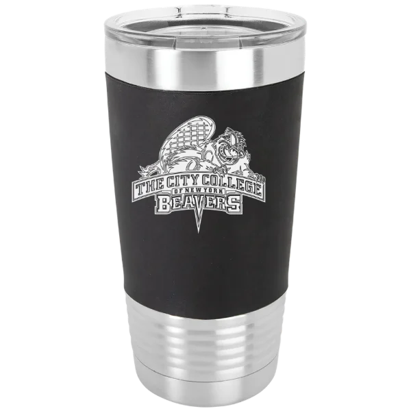 The City College of New York Polar Camel 20 oz. Silicone Grip Tumbler with Standard Lid