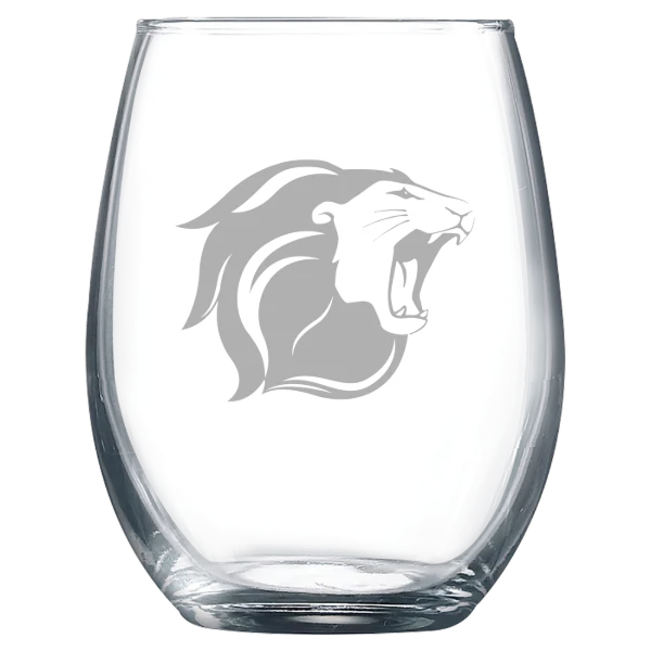 The College of New Jersey Polar Camel 9 oz. Stemless Wine Glass