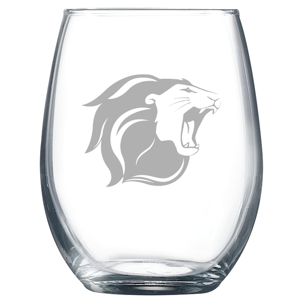 The College of New Jersey Polar Camel 9 oz. Stemless Wine Glass