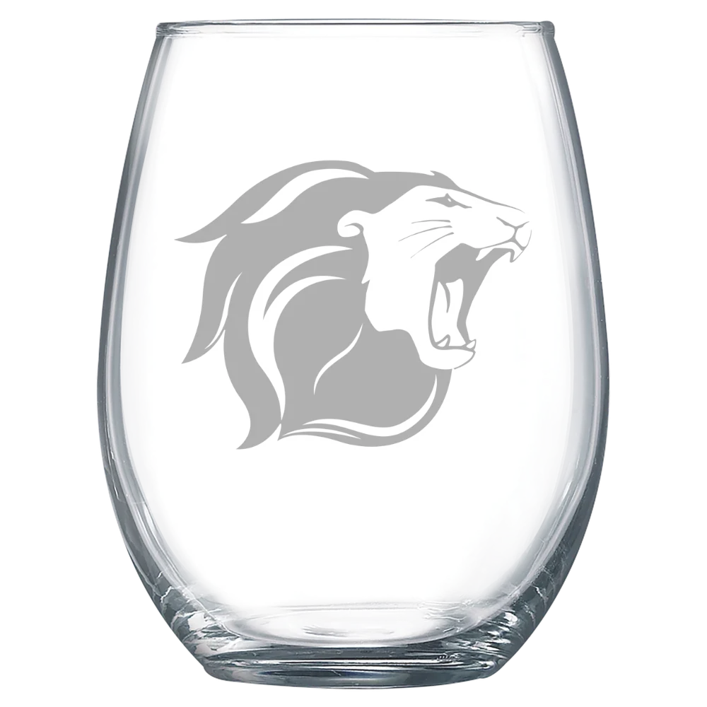 The College of New Jersey Polar Camel 15 oz. Stemless Wine Glass