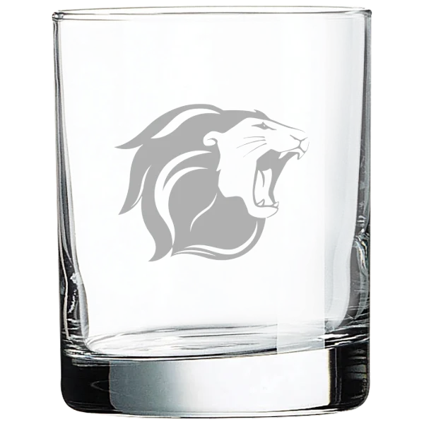 The College of New Jersey Polar Camel 10 1/2 oz. On The Rocks Glass