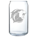 The College of New Jersey Polar Camel 16 oz. Can Glass