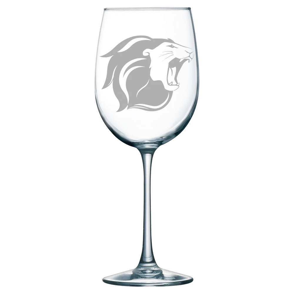 The College of New Jersey Polar Camel 19 oz. Wine Glass