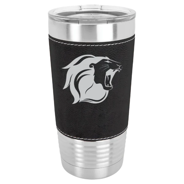 The College of New Jersey Polar Camel 20 oz. Leatherette Grip Tumbler with Standard Lid