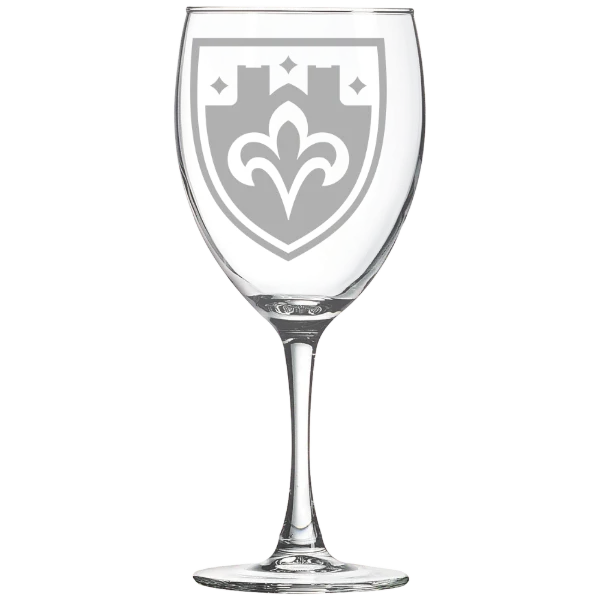 The College of St. Scholastica Polar Camel 10 1/2 oz. Wine Glass