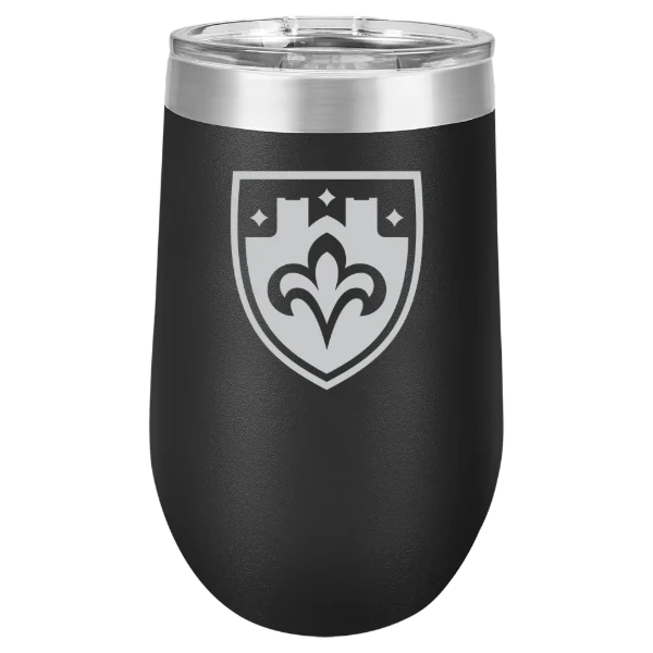 The College of St. Scholastica Polar Camel 16 oz. Stemless Wine Tumbler