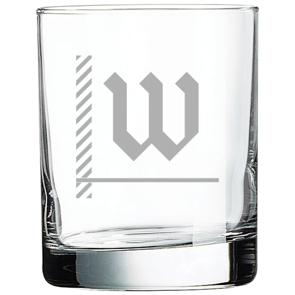 The College of Wooster Polar Camel 10 1/2 oz. On The Rocks Glass