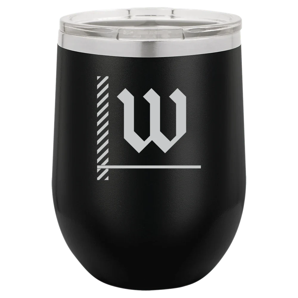 The College of Wooster Polar Camel 12 oz. Stemless Wine Tumbler