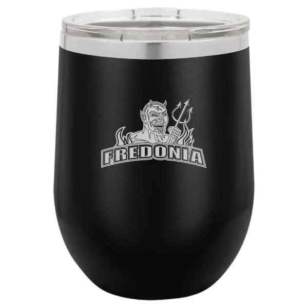 The State University of New York at Fredonia Polar Camel 12 oz. Stemless Wine Tumbler
