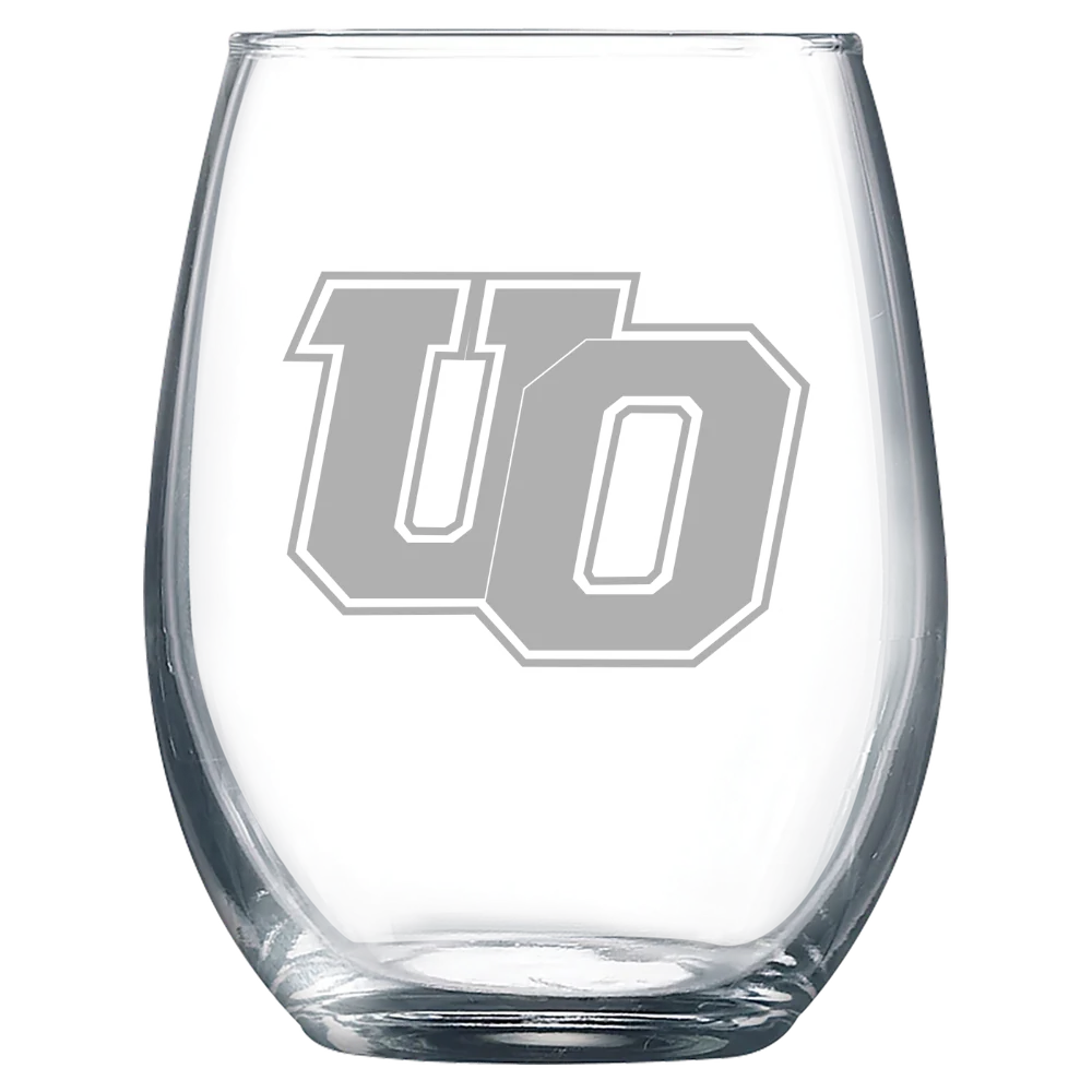 The University of Olivet  Polar Camel 9 oz. Stemless Wine Glass