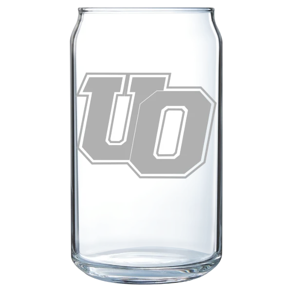 The University of Olivet  Polar Camel 16 oz. Can Glass