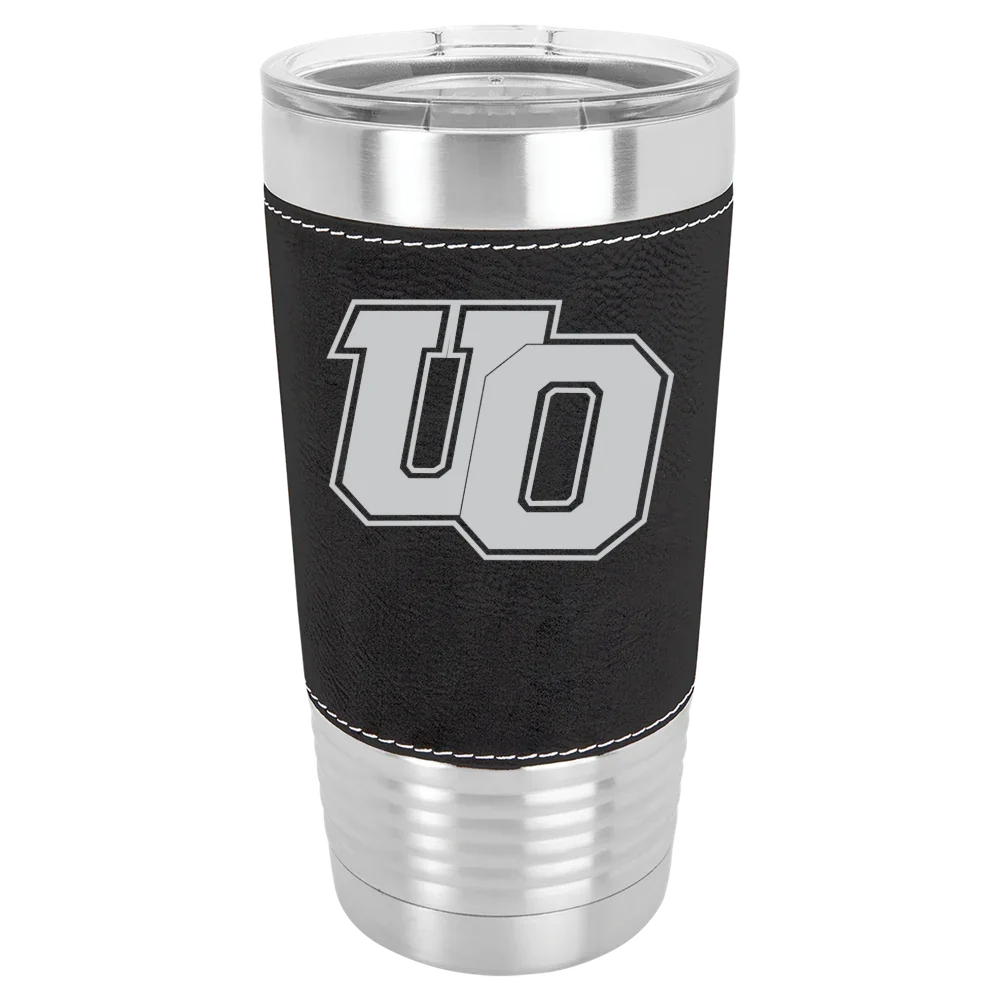 The University of Olivet  Polar Camel 20 oz. Leatherette Grip Tumbler with Standard Lid