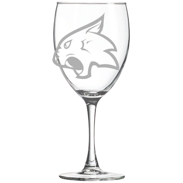 Thiel College Polar Camel 10 1/2 oz. Wine Glass