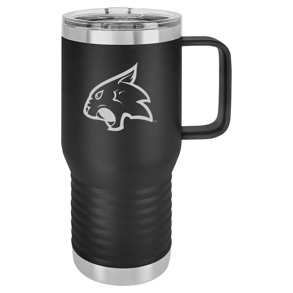 Thiel College Polar Camel 20 oz. Travel Mug with Slider Lid