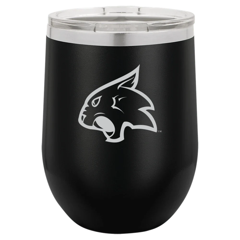 Thiel College Polar Camel 12 oz. Stemless Wine Tumbler