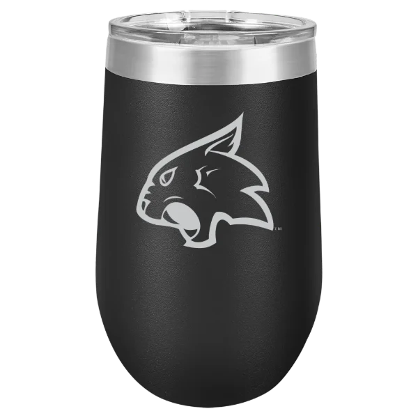 Thiel College Polar Camel 16 oz. Stemless Wine Tumbler