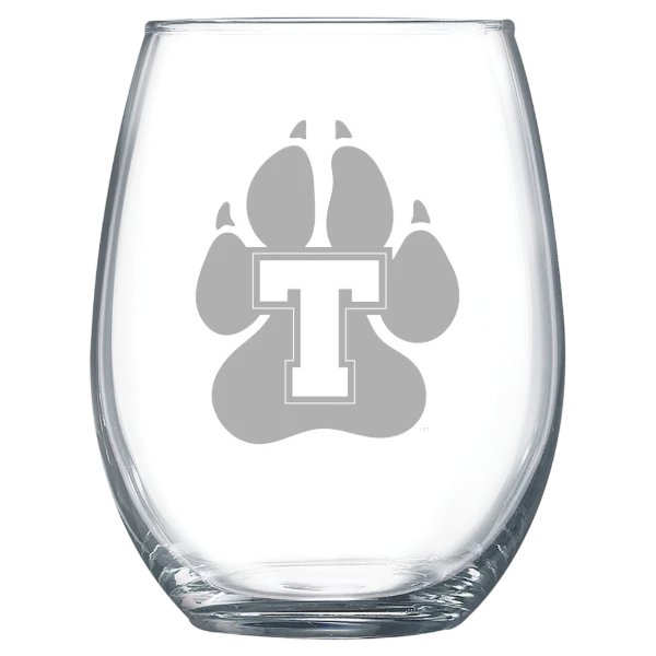 Thomas College Polar Camel 15 oz. Stemless Wine Glass