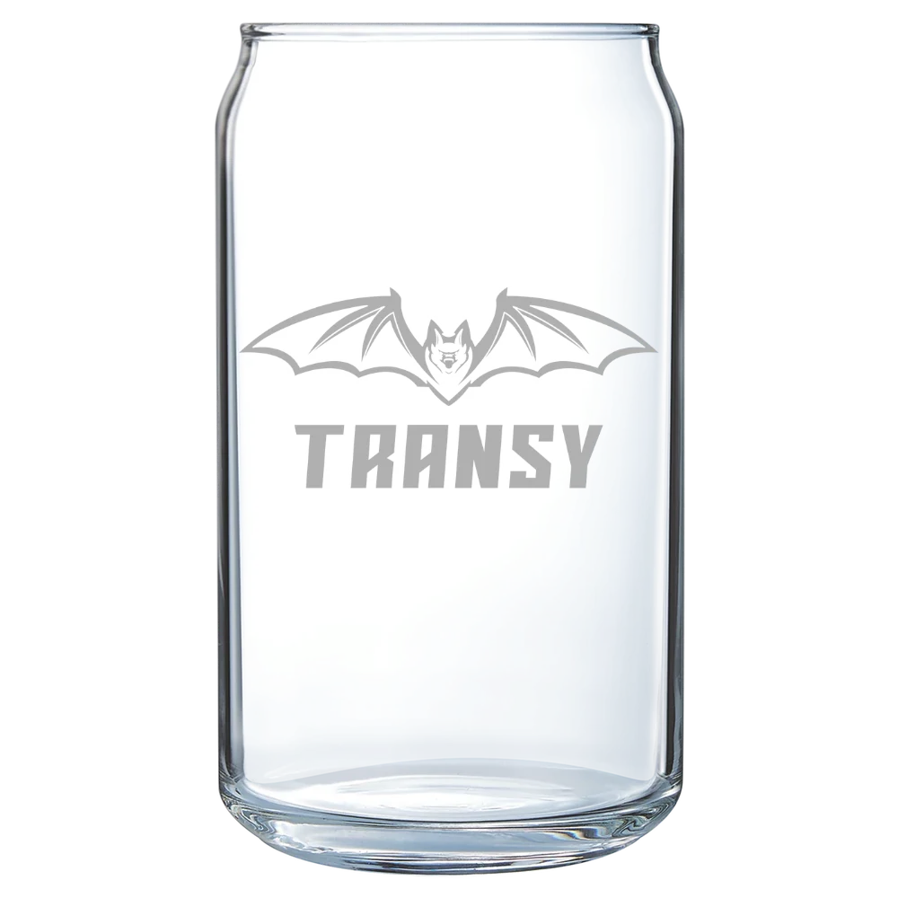 Transylvania University Polar Camel 16 oz. Can Glass