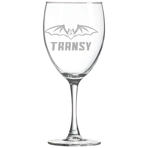 Transylvania University Polar Camel 10 1/2 oz. Wine Glass