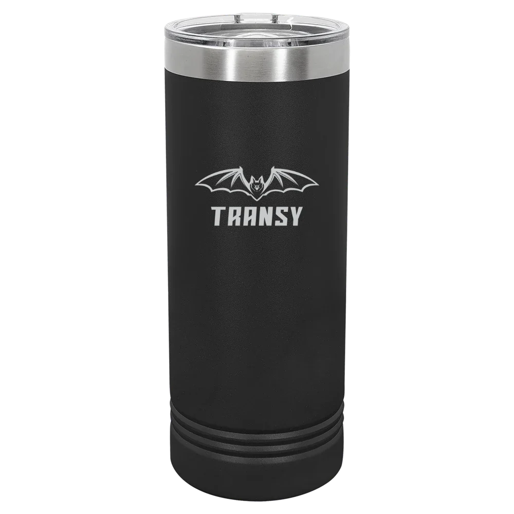 Transylvania University Polar Camel 22 oz. Skinny Tumbler with Slider Lid
