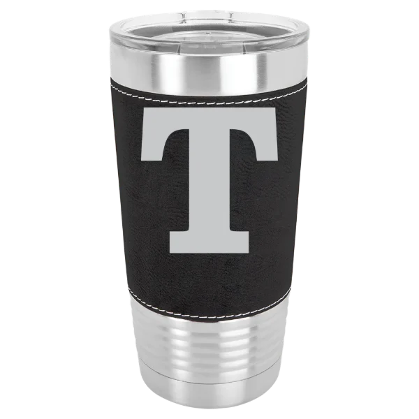 Trine University Polar Camel 20 oz. Leatherette Grip Tumbler with Standard Lid