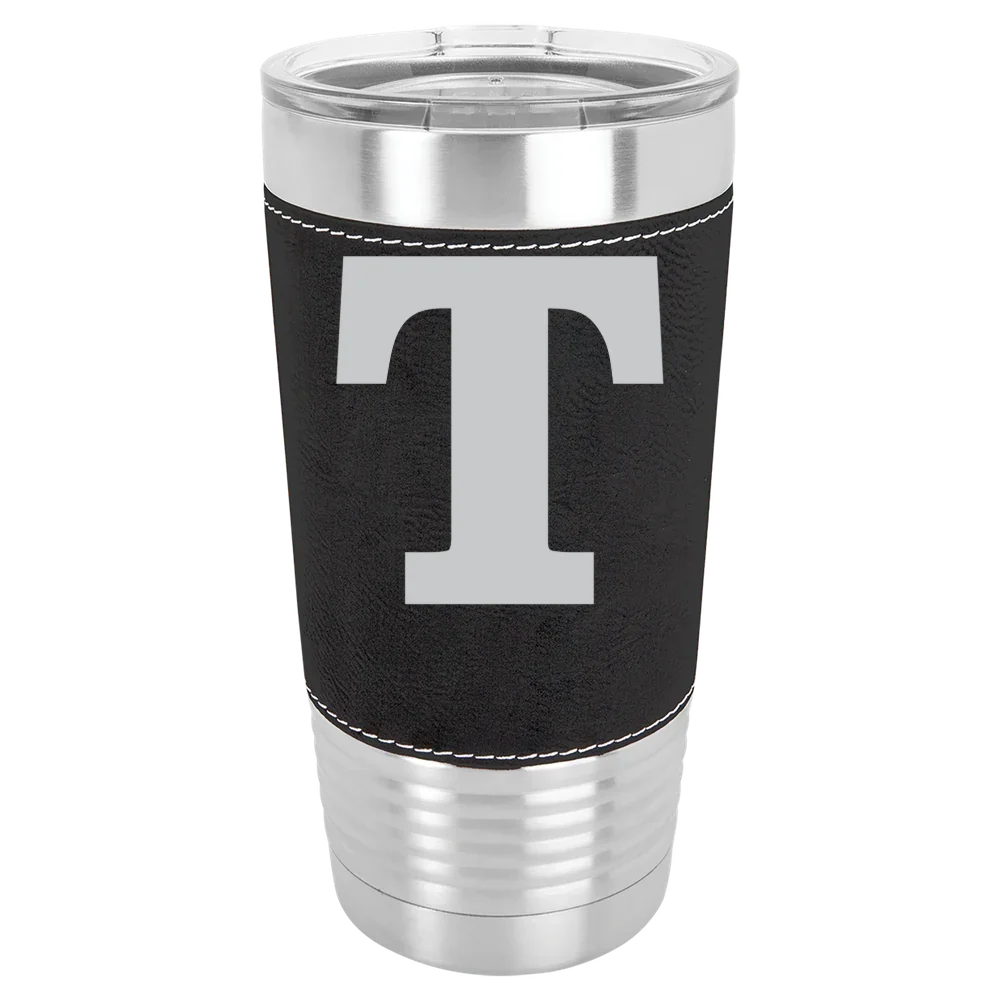Trine University Polar Camel 20 oz. Leatherette Grip Tumbler with Standard Lid