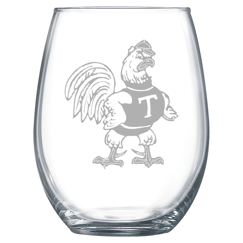 Trinity College (Connecticut) Polar Camel 15 oz. Stemless Wine Glass