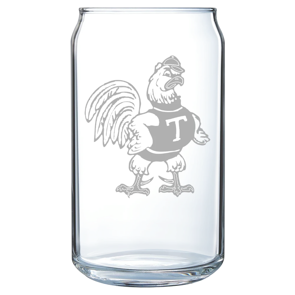 Trinity College (Connecticut) Polar Camel 16 oz. Can Glass