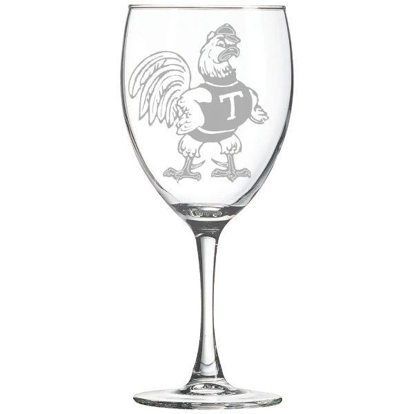 Trinity College (Connecticut) Polar Camel 10 1/2 oz. Wine Glass