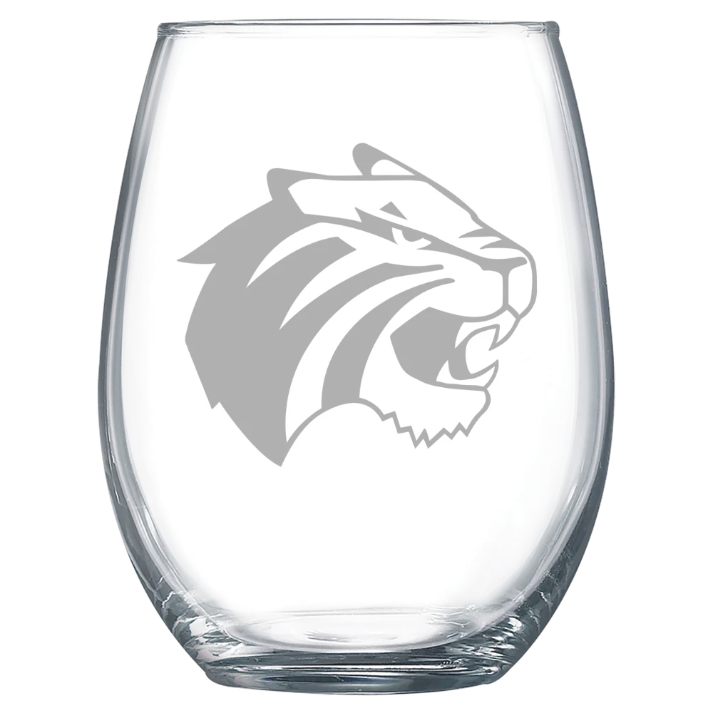 Trinity University (Texas) Polar Camel 15 oz. Stemless Wine Glass