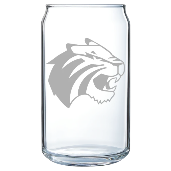 Trinity University (Texas) Polar Camel 16 oz. Can Glass