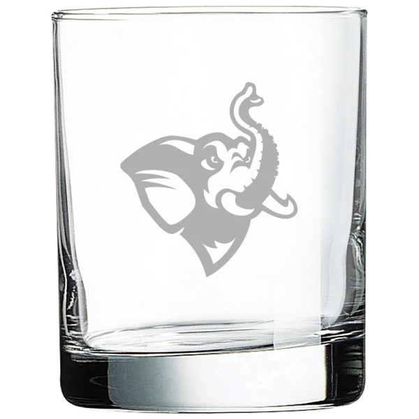 Tufts University Polar Camel 10 1/2 oz. On The Rocks Glass