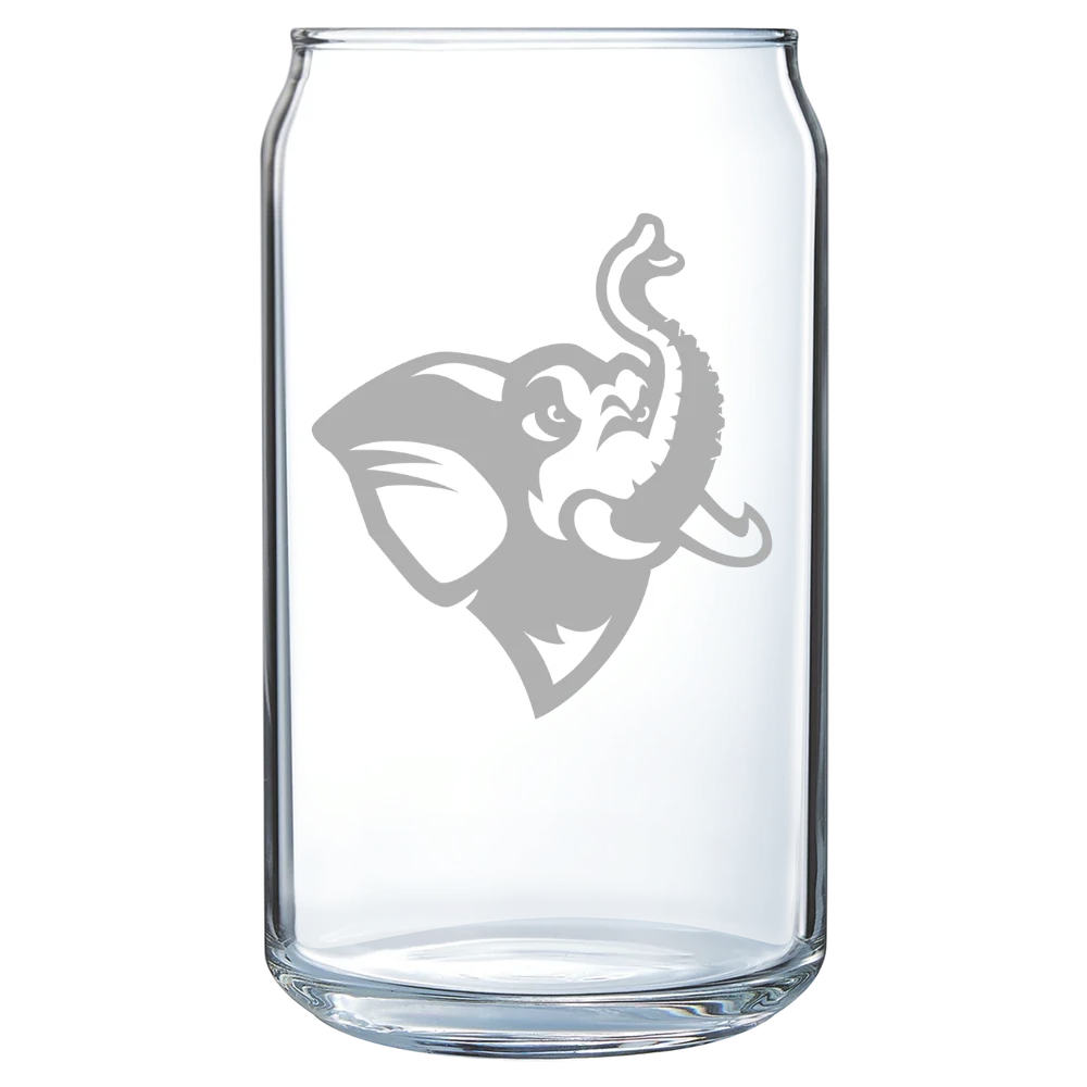 Tufts University Polar Camel 16 oz. Can Glass