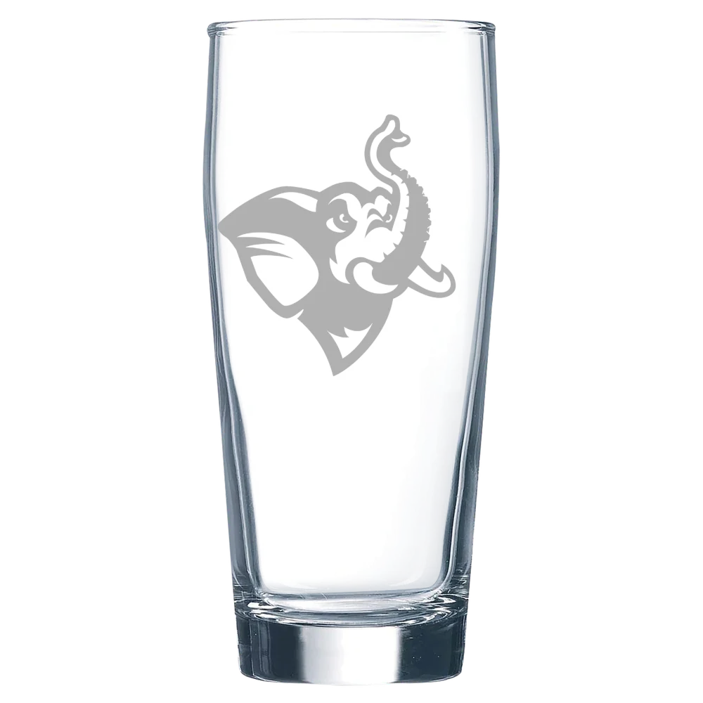 Tufts University Polar Camel 16 oz. Willi Becher Beer Glass