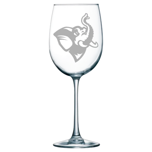 Tufts University Polar Camel 19 oz. Wine Glass