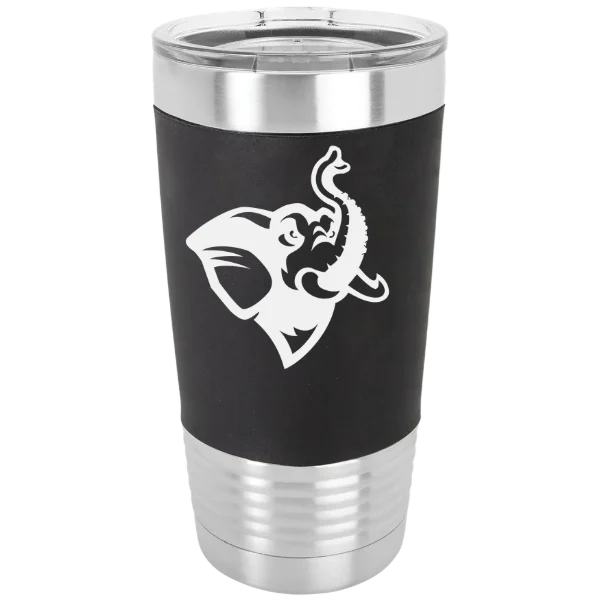 Tufts University Polar Camel 20 oz. Silicone Grip Tumbler with Standard Lid
