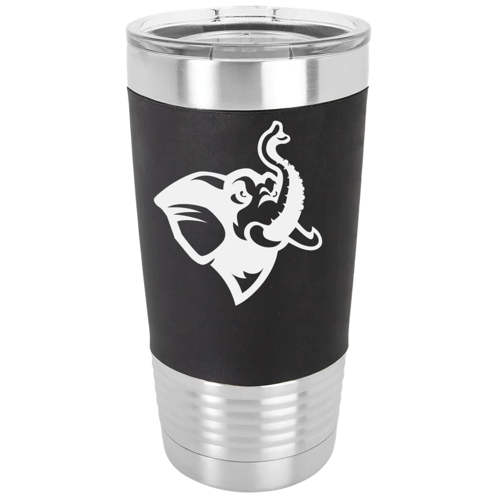Tufts University Polar Camel 20 oz. Silicone Grip Tumbler with Standard Lid