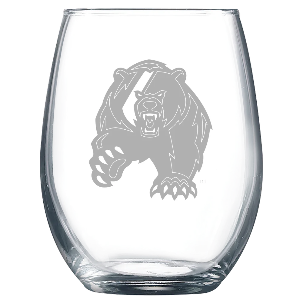 U.S. Coast Guard Academy Polar Camel 9 oz. Stemless Wine Glass
