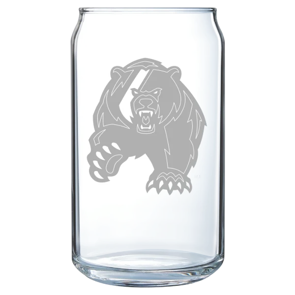 U.S. Coast Guard Academy Polar Camel 16 oz. Can Glass