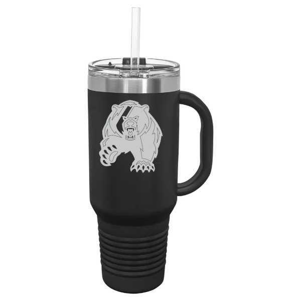 U.S. Coast Guard Academy Polar Camel 40 oz. Travel Mug with Snap Lid & Straw