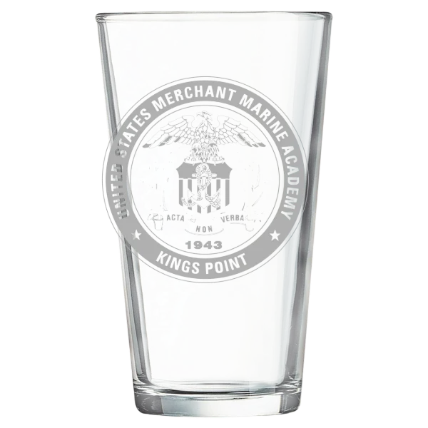 U.S. Merchant Marine Academy Polar Camel 16 oz. Pint Mixing Glass