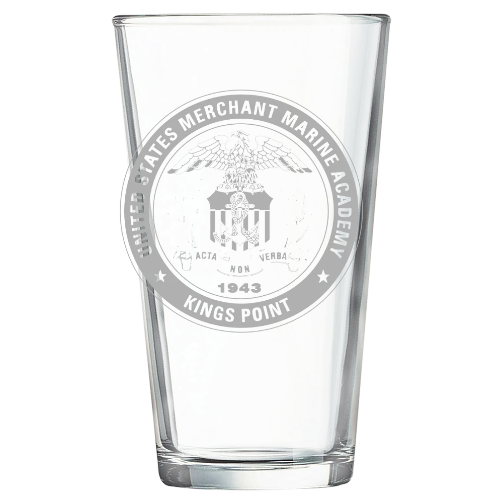 U.S. Merchant Marine Academy Polar Camel 16 oz. Pint Mixing Glass
