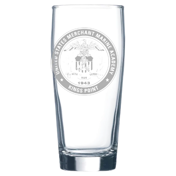 U.S. Merchant Marine Academy Polar Camel 16 oz. Willi Becher Beer Glass