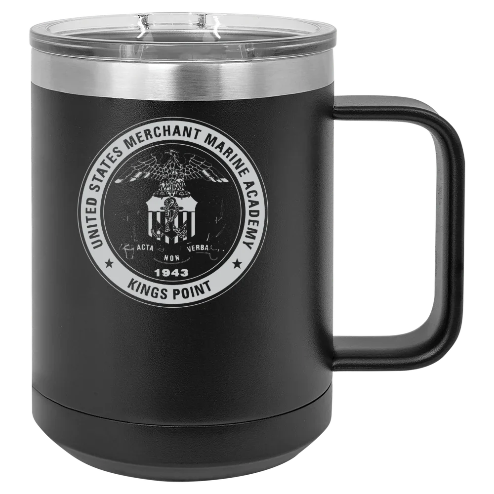 U.S. Merchant Marine Academy Polar Camel 15 oz. Mug with Slider Lid