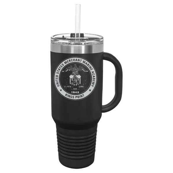 U.S. Merchant Marine Academy Polar Camel 40 oz. Travel Mug with Snap Lid & Straw