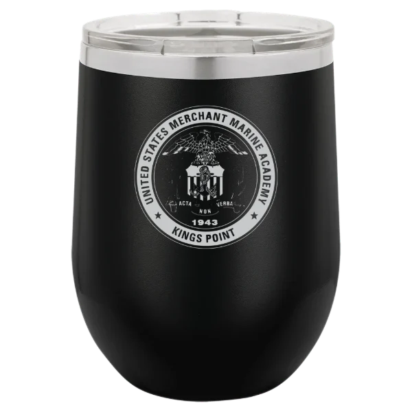 U.S. Merchant Marine Academy Polar Camel 12 oz. Stemless Wine Tumbler